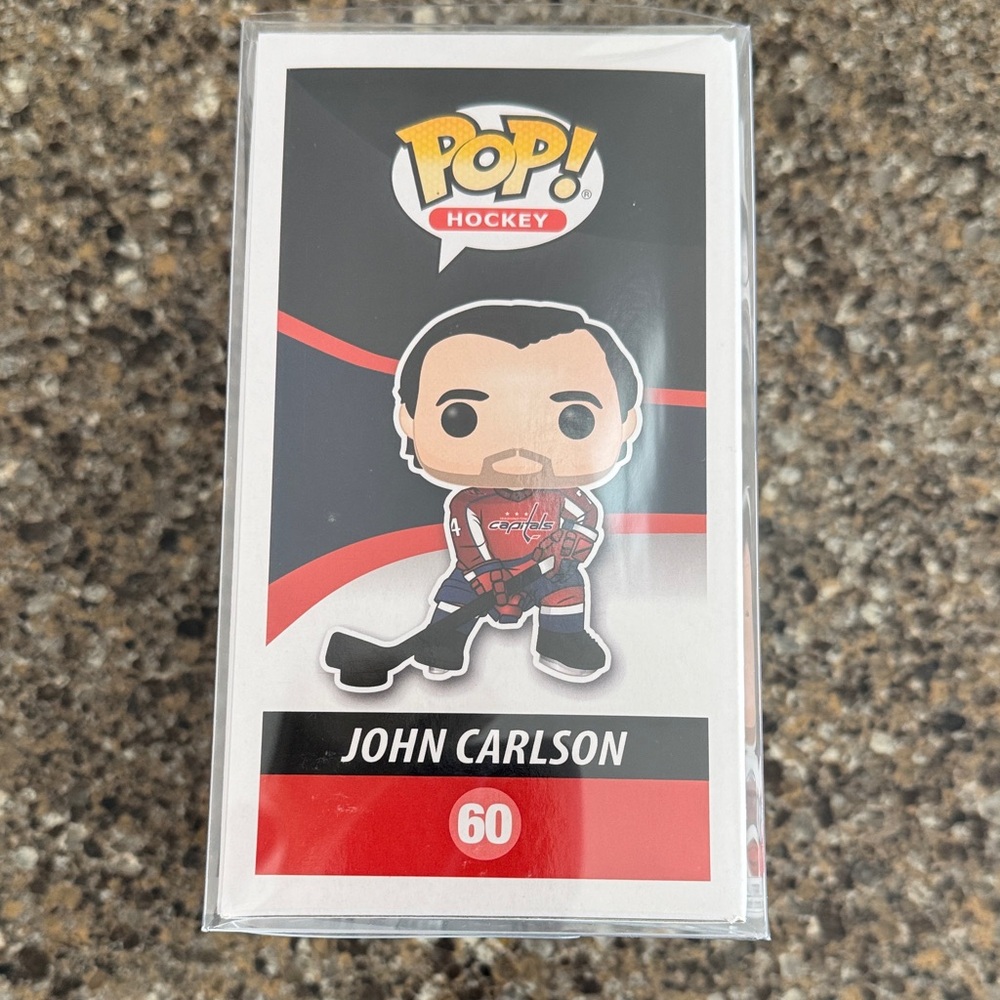 NEW Funko Pop Washington Capitals John Carlson Hockey Figure #60 w/Display Box - Picture 3 of 6
